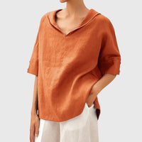 Ayla | Blouse - Khaki Orange
