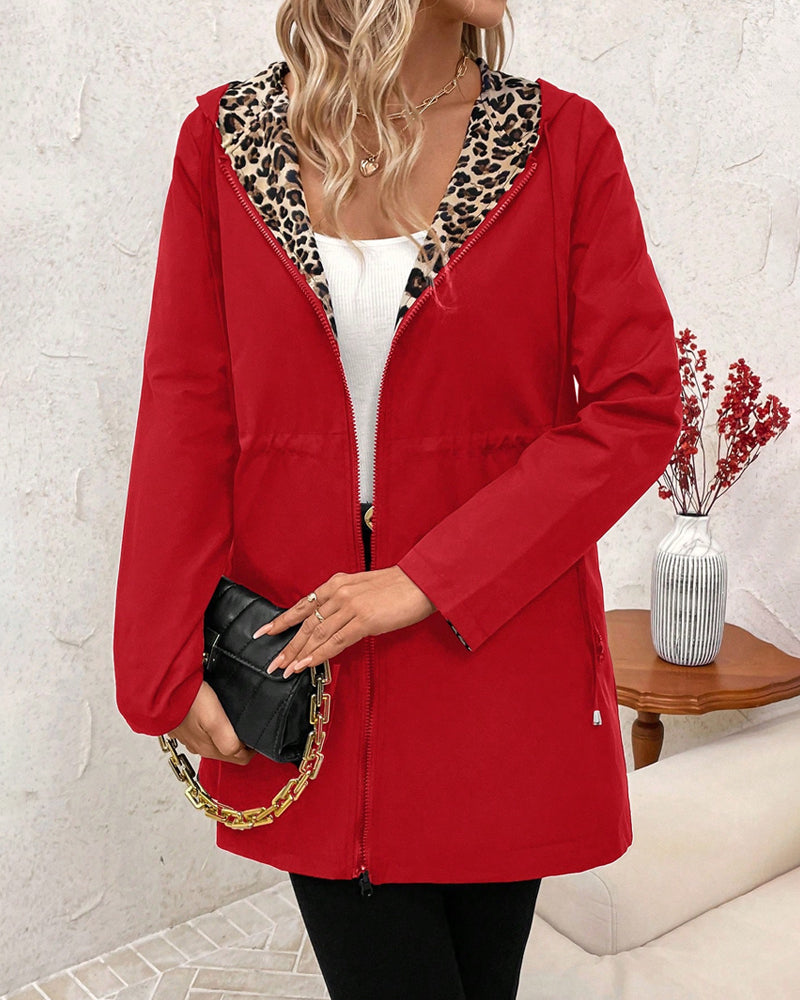 Antonia – Reversible Hooded Coat