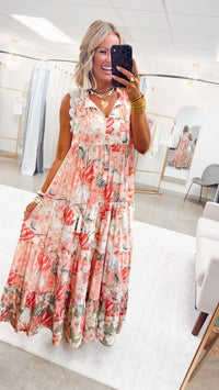 The Dainty Bloom Maxi Dress Large
