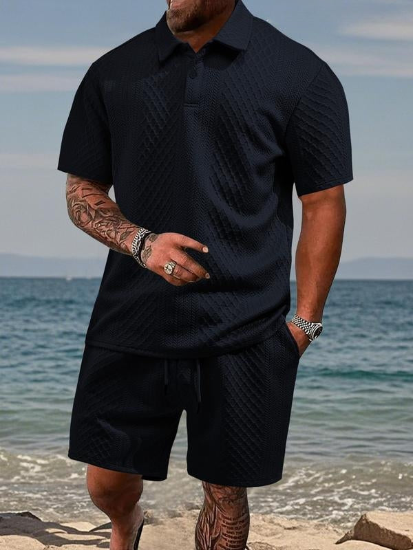 Magnus - Structured Lightweight Summer Polo and Short Set