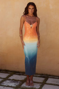 Benito Midi Dress Ombre