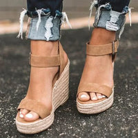 Elestria | Women's Ankle Strap Wedge Sandals