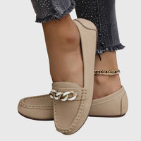 Elowen | Women's Chain Detail Slip-On Loafer