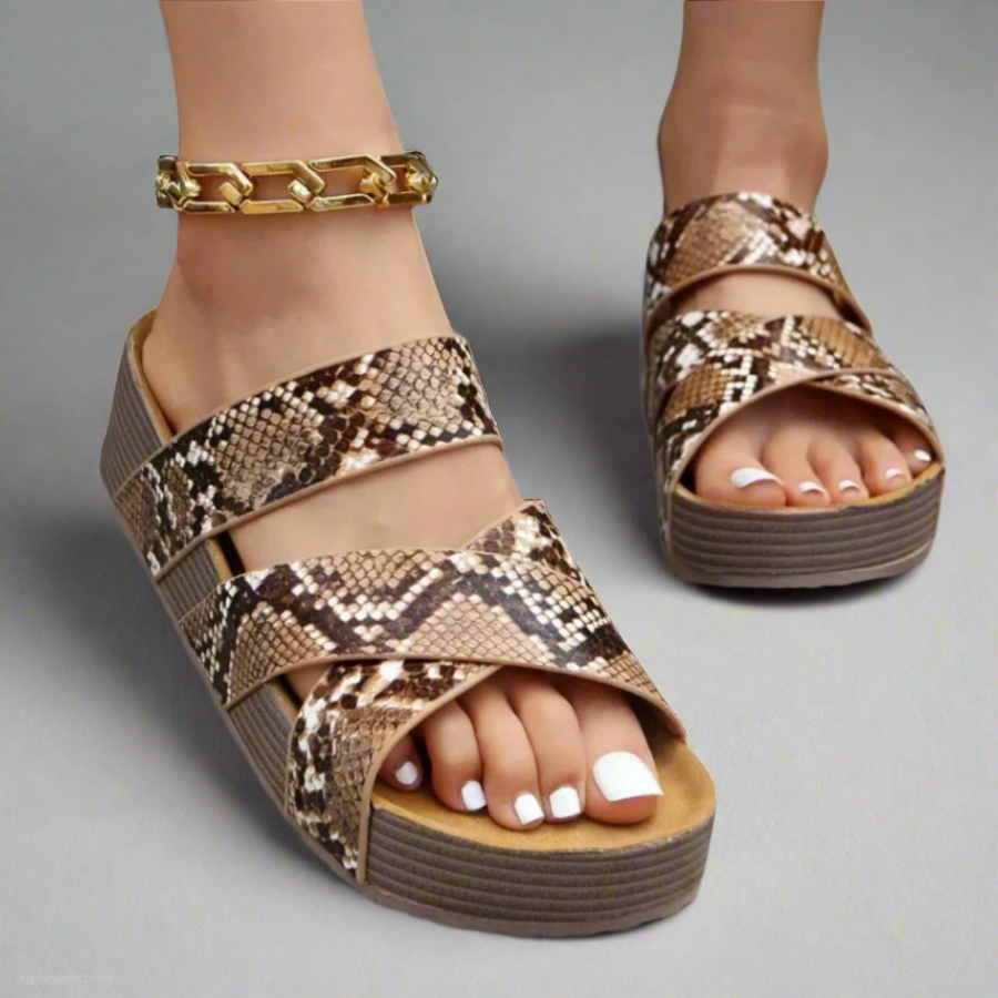Emmeline | Women's Woven Platform Sandals