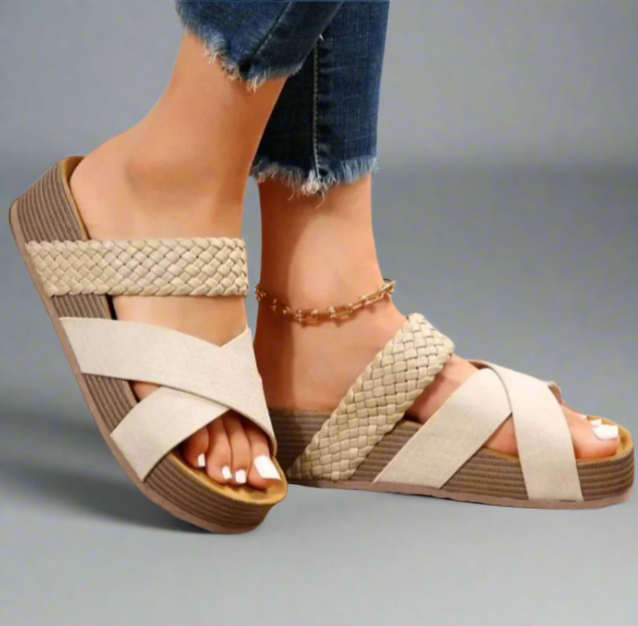 Emmeline | Women's Woven Platform Sandals