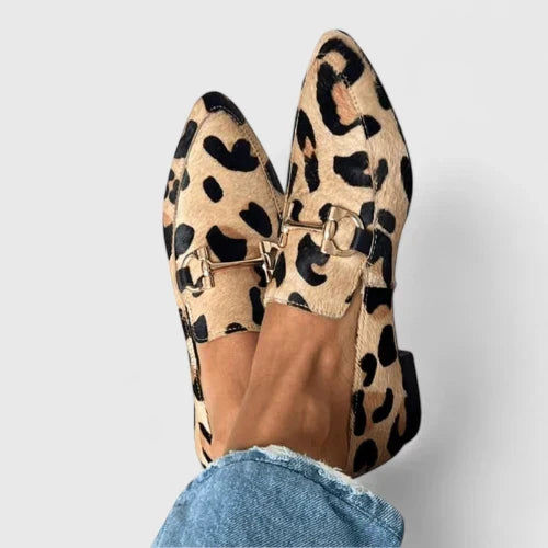 Esperanza | Women's Leopard Print Loafers
