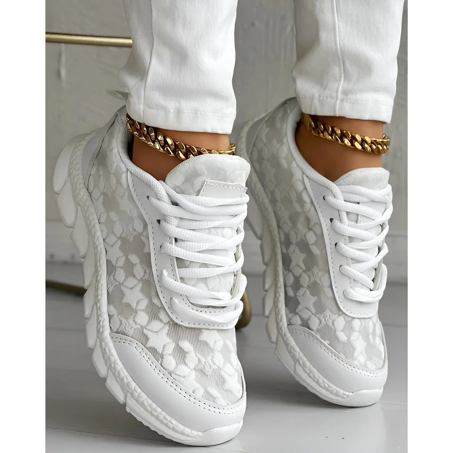 Esperanza | Women's Platform Lace-Up Sneakers