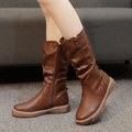 Estella | Women's Side Zipper Knee High Boots