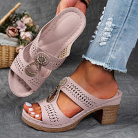 Eulalia | Women's Perforated Wedge Sandals
