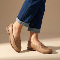 Eulalie | Women's Penny Loafer Flat Slip-On Shoe