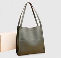Evangeline | Women's Minimalist Structured Shoulder Bag