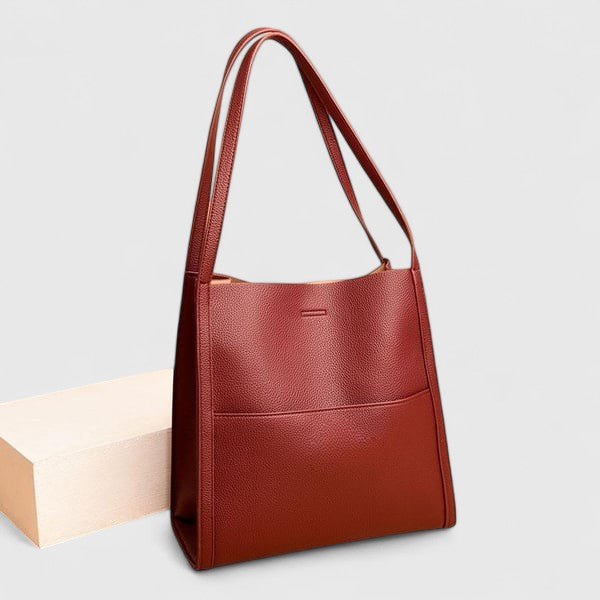 Evangeline | Women's Minimalist Structured Shoulder Bag