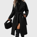 Evelina | Women's Double Breasted Long Trench Coat