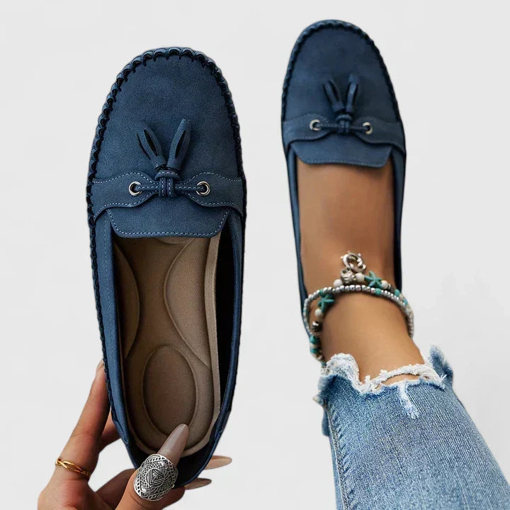 Evelynne | Women's Bow Tassel Loafer Flats