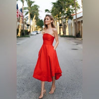 C Meo Collective Dress Nwt C Meo Collective Making Waves Dress In Red