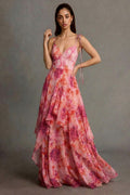 Harmony Peach Pink Maxi Dress