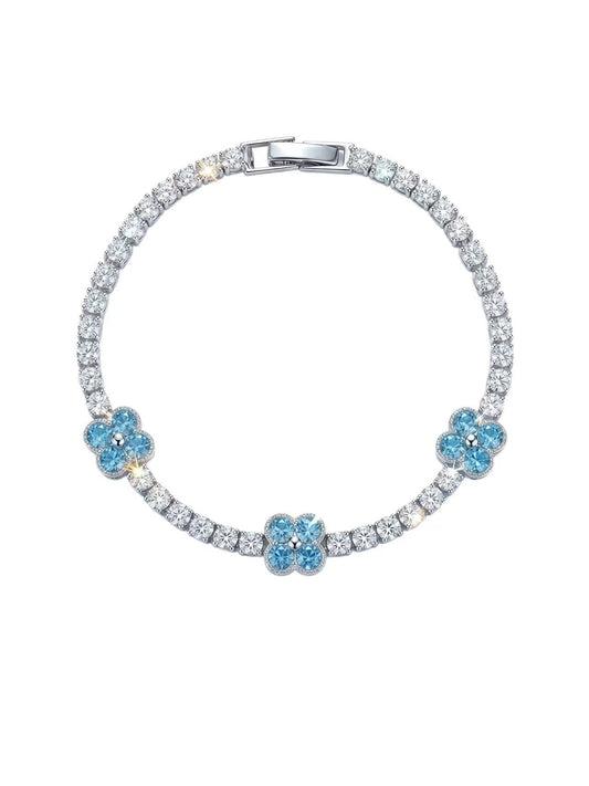 Ice Blue Tennis Bracelet