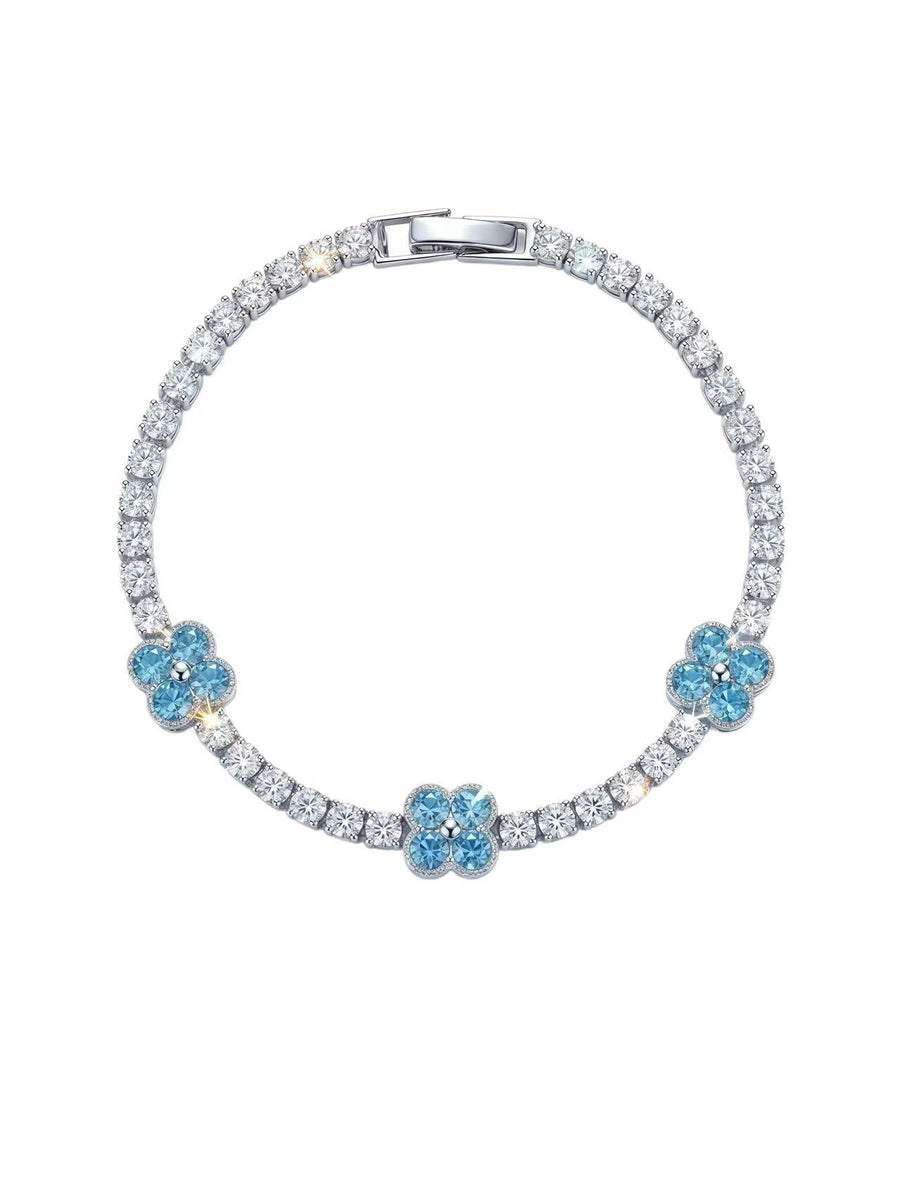 Ice Blue Tennis Bracelet