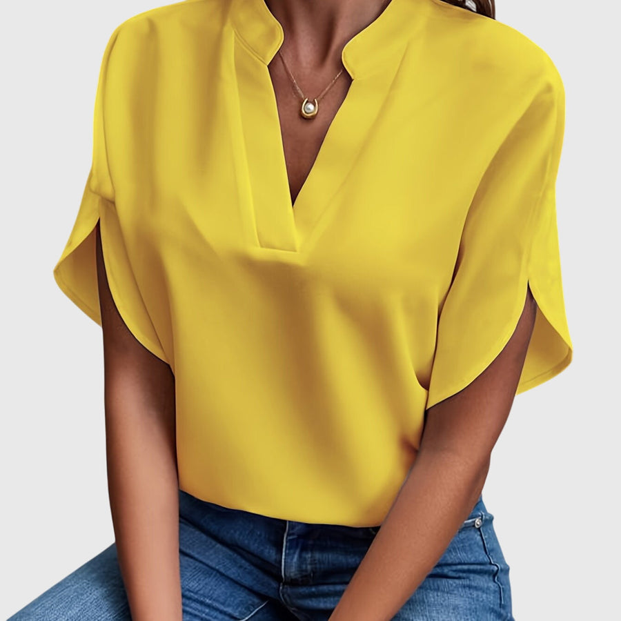 Kristie - Elegant Blouse Yellow