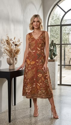 Linen Dress Sewing Pattern Pdf Women Midi Dress Pattern Easy Beginner