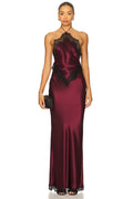 Retrofete Everly Dress In Port & Black From .com