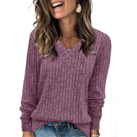 Barbara - V Neck Oversized Knit Sweater