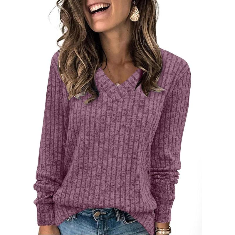 Barbara - V Neck Oversized Knit Sweater