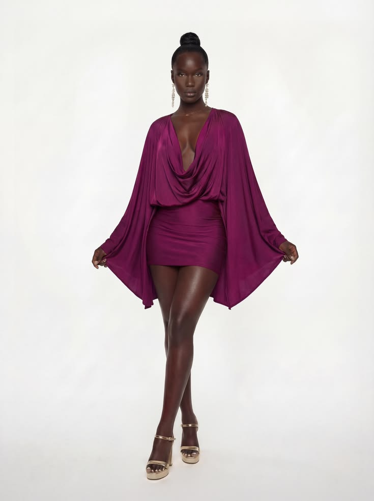 Alvita Dress Purple