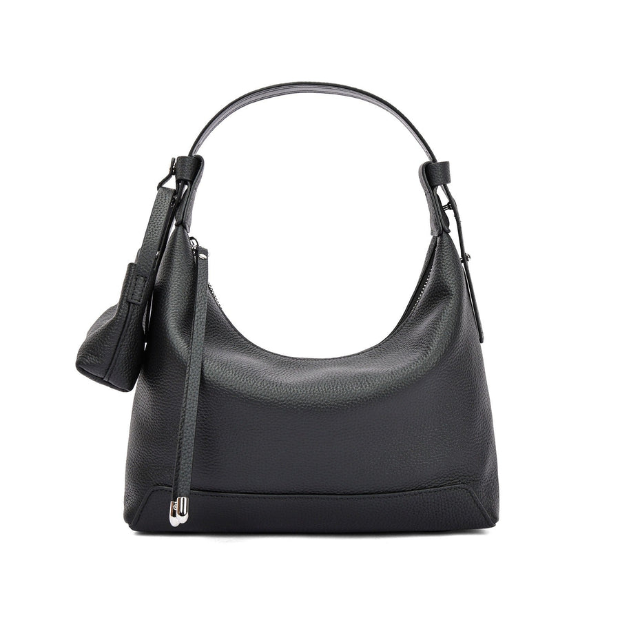 Structured Leather Shoulder Bag - Ivonne