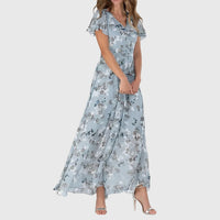 Lola | Figure Flattering Dress Blue