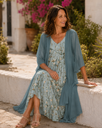 Marjorie – Lace Duster Dress