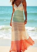 Crochet Maxi Dress Pattern Pdf, Boho Beach Dress, Summer Lace Dress