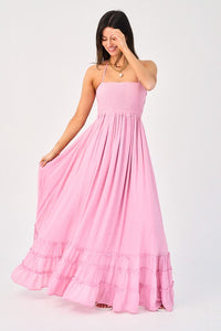 Coralyn Dress In Pink Medium