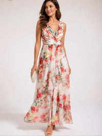 Calvin Klein Dress Nwot Calvin Klein White & Pink Garden Floral