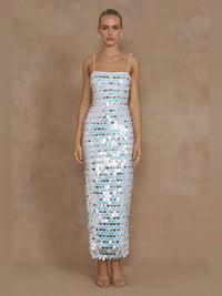 Runaway The Label Dress Runaway The Label Iridescent White Sequin