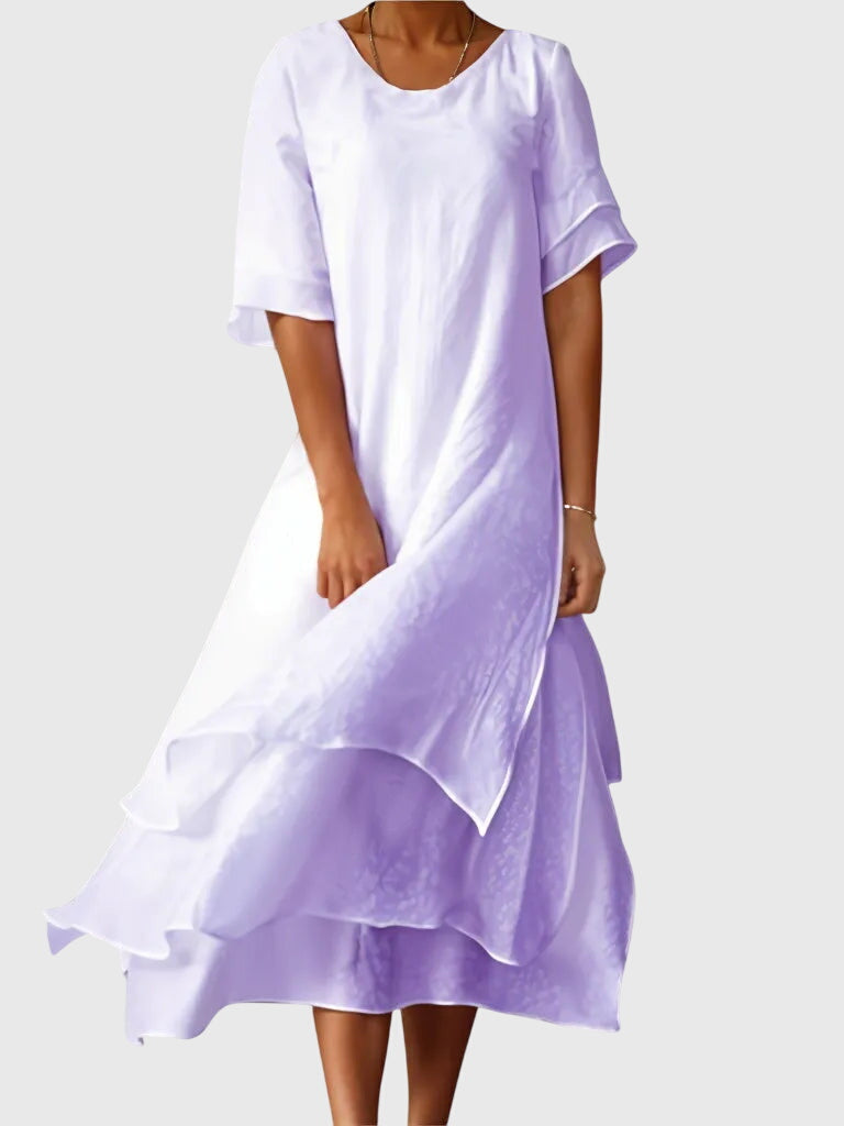April | Elegant Dress Purple