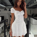 Dress Bluegrove Mini Dress White Size 8 Color: White Size: 8