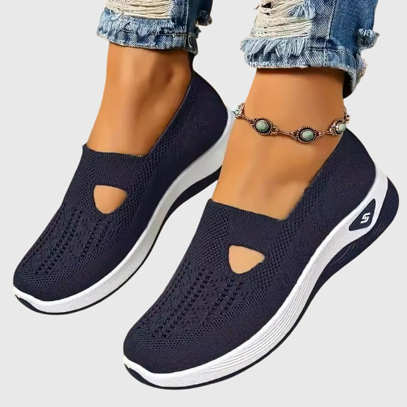 Emely | Orthopedic Slip-On Shoes Navy Blue