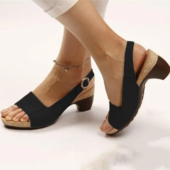 Fallon | Women's Block Heel Slingback Sandals