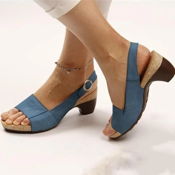 Fallon | Women's Block Heel Slingback Sandals