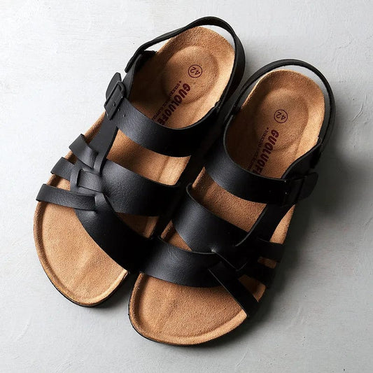 Fallon | Women's Strappy Flat Sandals