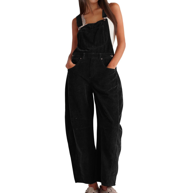 Faye | Women's Wide Leg Bib Overalls