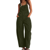 Faye | Women's Wide Leg Bib Overalls