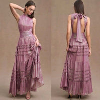 Dress Lavender Maxi Dress Color: Purple Size: 10