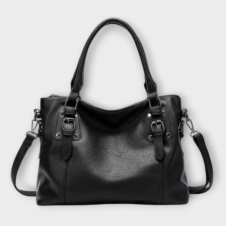 Olivia  Elegant Shoulder Bag Black