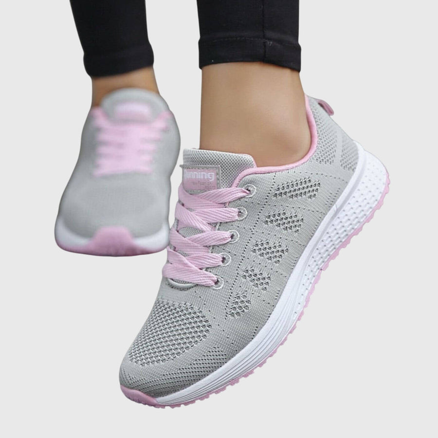 Betta | Orthopedic Women's Shoes Gray/Pink