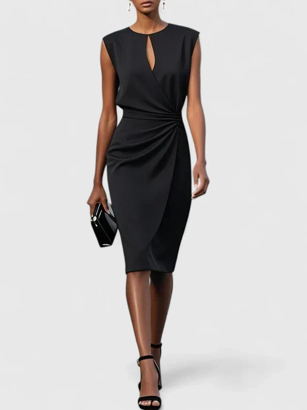 Lisandrah | Sophisticated Dress Black