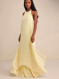 Dress Formal Dress Color: Yellow Size: M