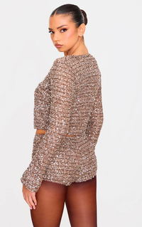 Sienna Sequin Shorts Set