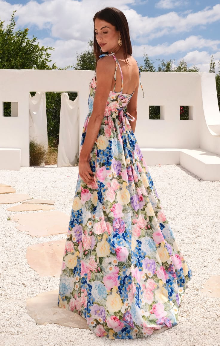 Juliet Maxi Dress, In Flower Shop